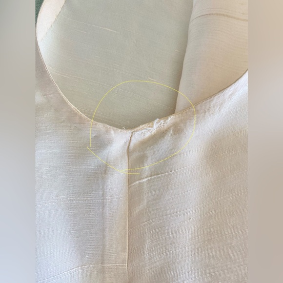 Beautiful Vintage 1950s 1960s Raw Silk Shell Top with Incredible Detailing - Picture 16 of 16